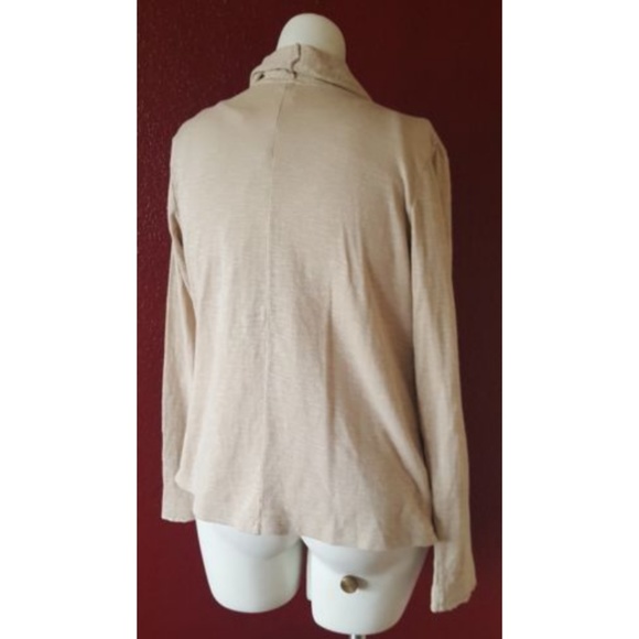 New MOD-O-DOC Draped Open Front Knit Cardigan Sweater M - Picture 3 of 5